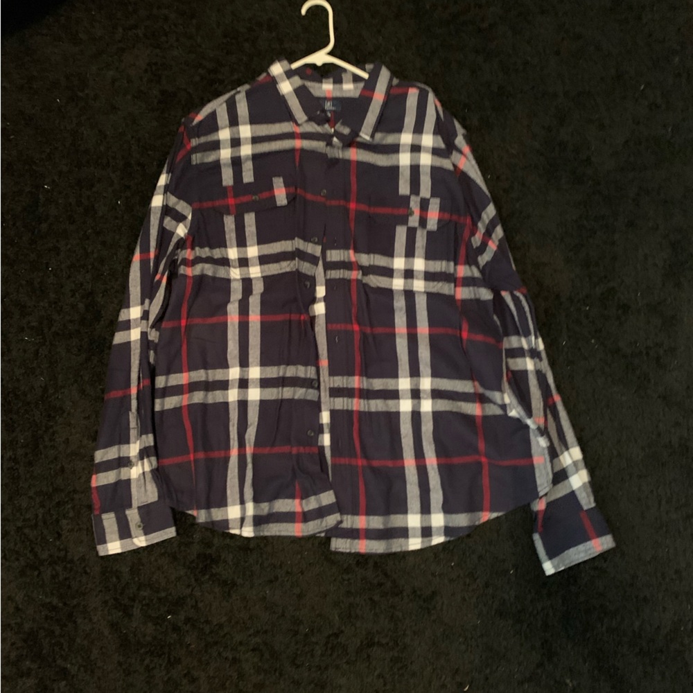 Multi colored flannel